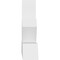 Ekena Millwork Saratoga Architectural Grade PVC Gable Bracket, 84"W x 24 1/2"H x 6"D x 6"F, 7/12 Pitch GBP084X25X0606SAR00 - alternate 2
